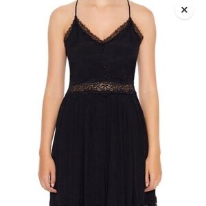 Forever 21 Eyelash Lace Racerback Maxi dress